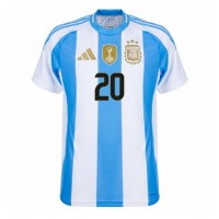 Fotballdrakt Herre Argentina Alexis Mac Allister #20 Hjemmedrakt Copa America 2024 Kortermet